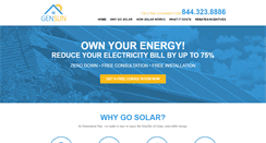 Desktop Screenshot of generationsun.com